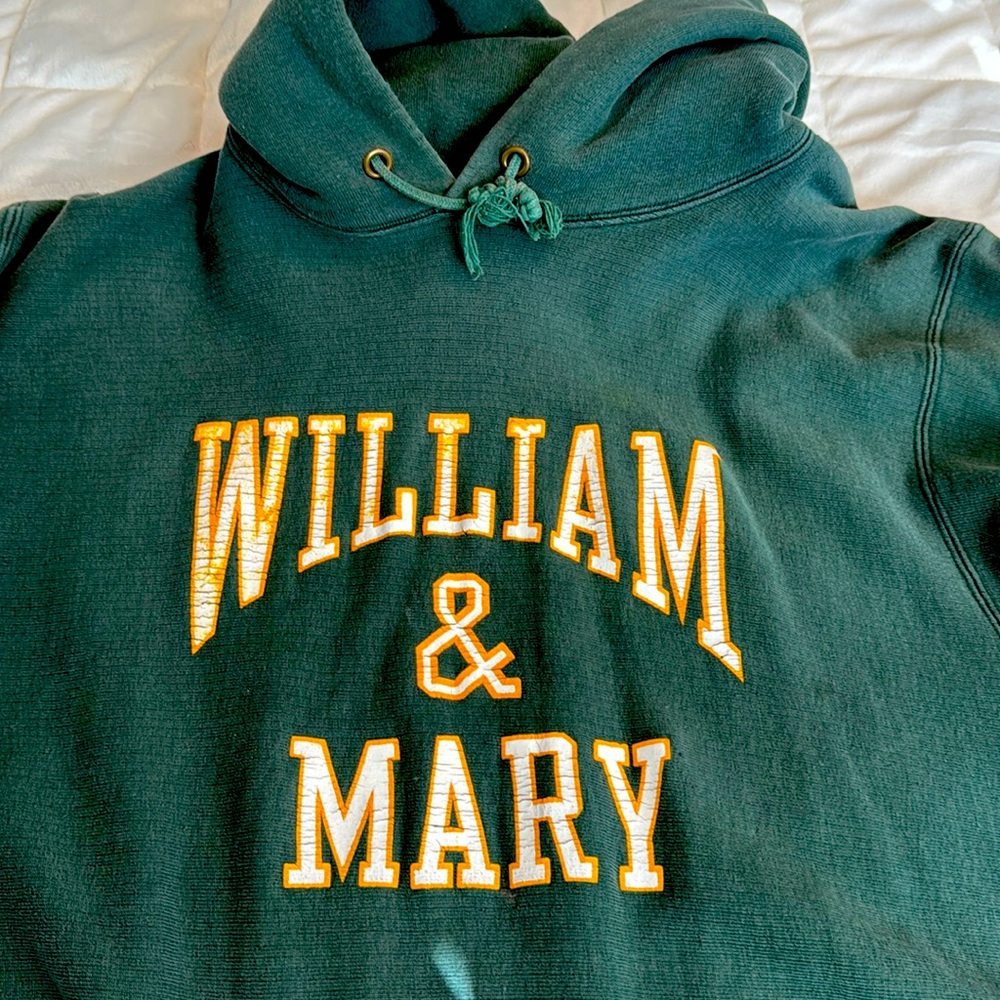 Vintage William & Mary Champion Hoodie XXL